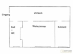 Anlagewohnung bei Volksoper! Befristet vermietete 2-Zimmer-Wohnung in Hofruhelage - Grundriss