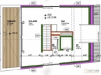 Bestlage nahe Jagdschlossgasse! Ostwestseitiges Baugrundstück mit Baugenehmigung in Grünruhelage - Grundriss